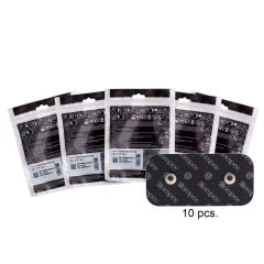 Compex Easy Snap Electrodes - 2" x 4" - Black 5 Pack