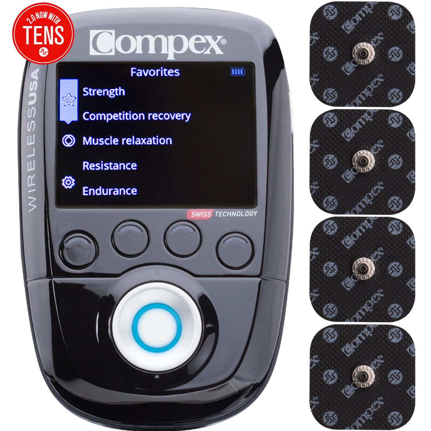 Compex Wireless USA 2.0 device with TENS program