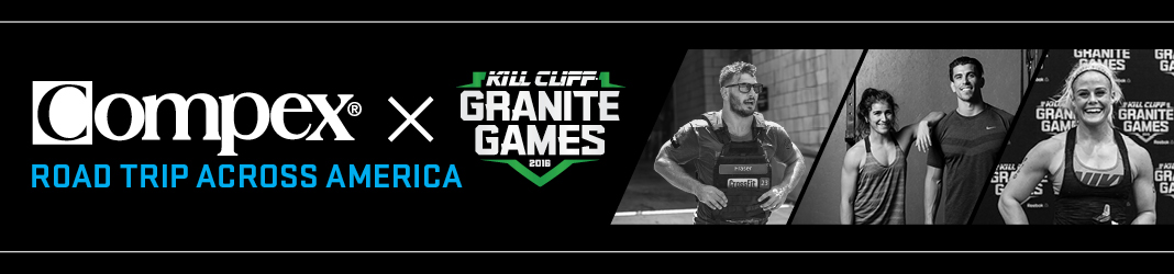 Compex Official Partner of the Kill Cliff Granite Games