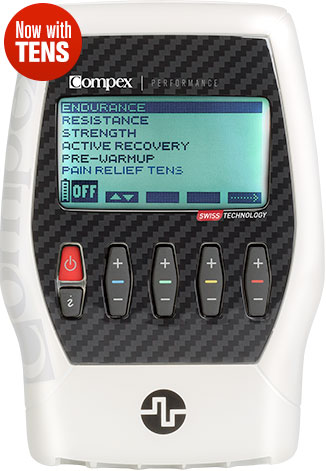 Compex Performance Tactical White Muscle Stimulator + TENS