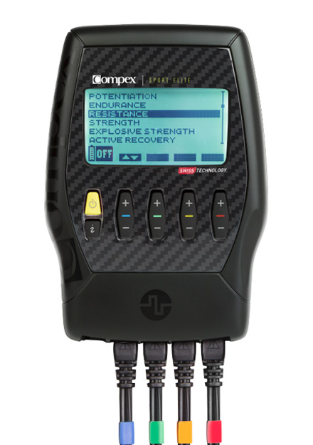 Compex Sport Elite Seal Black Muscle Stimulator