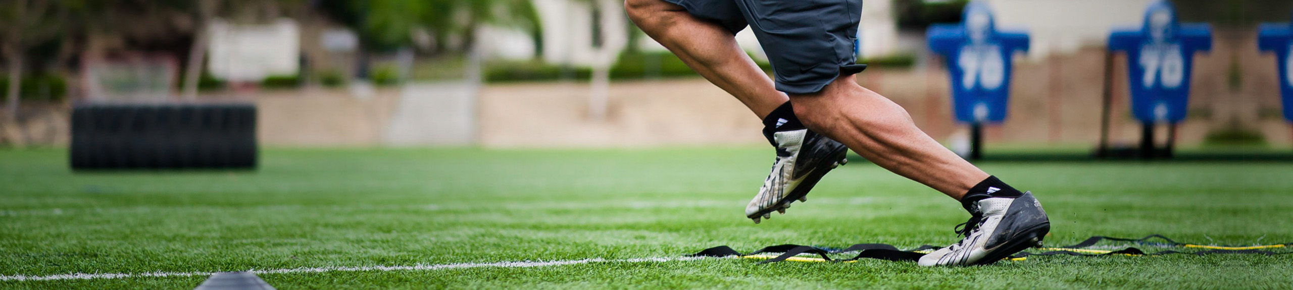 football player training