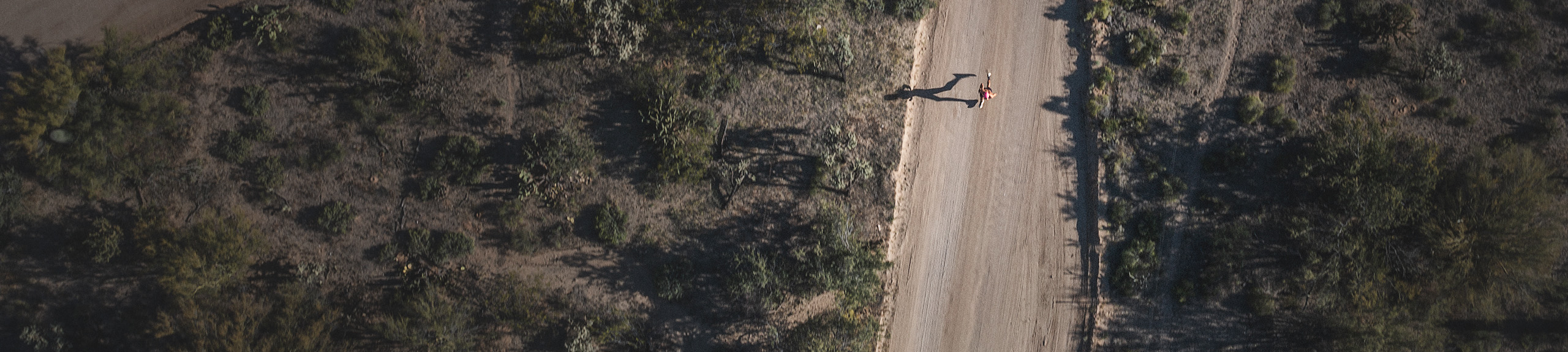 Running training on dirt path