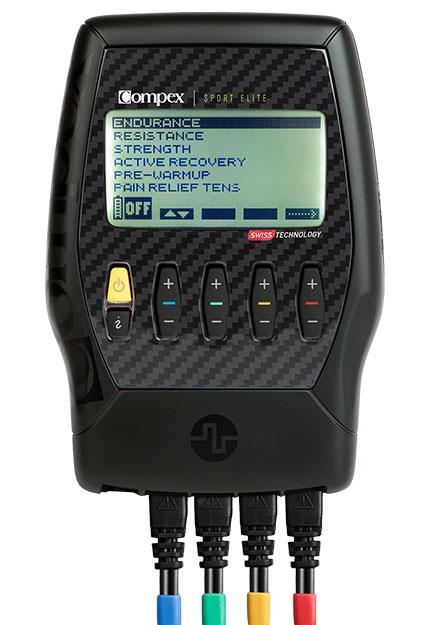 Compex Sport Elite Seal Black Muscle Stimulator